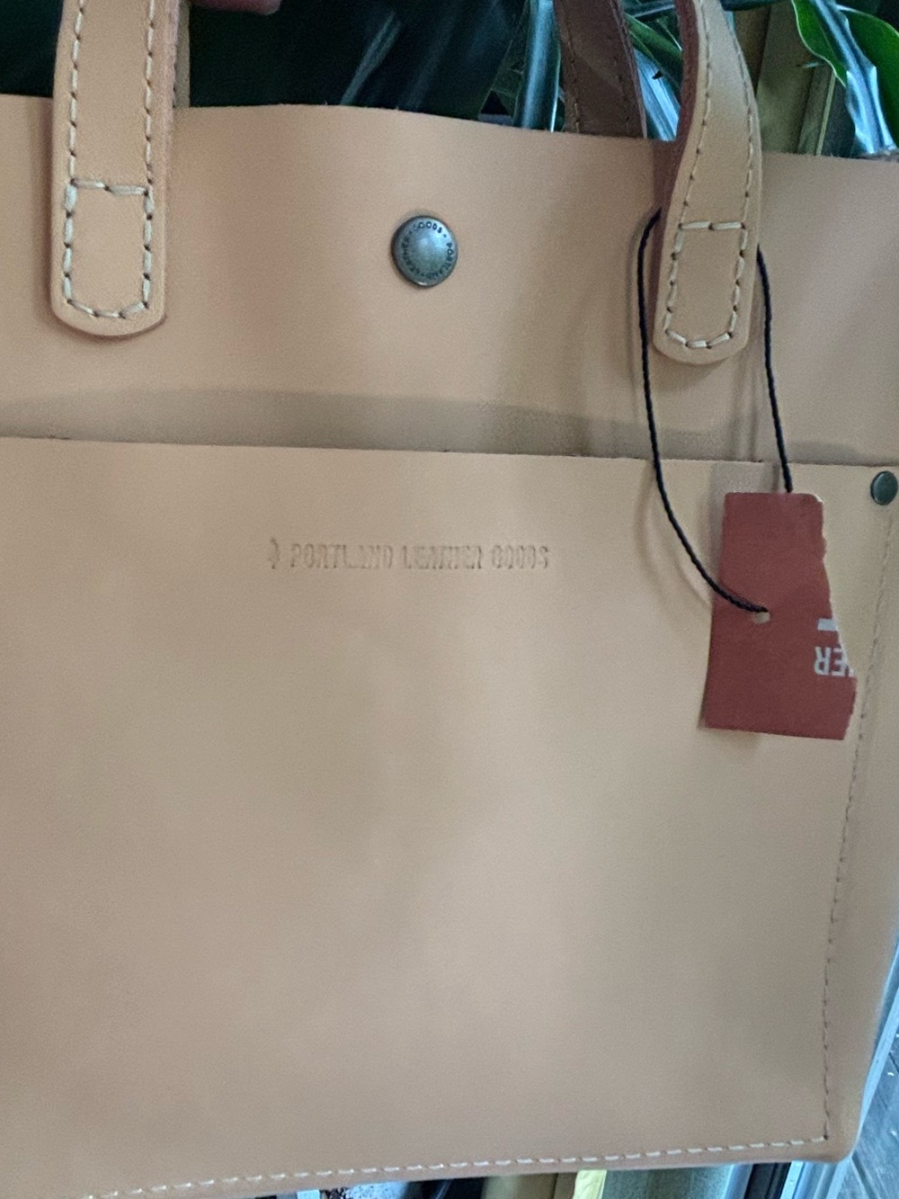 Portland Leather Goods Mini Crossbody Tote - Picture 5 of 16